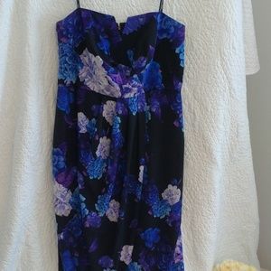 Carnation Dreams Strapless Maxi Dress